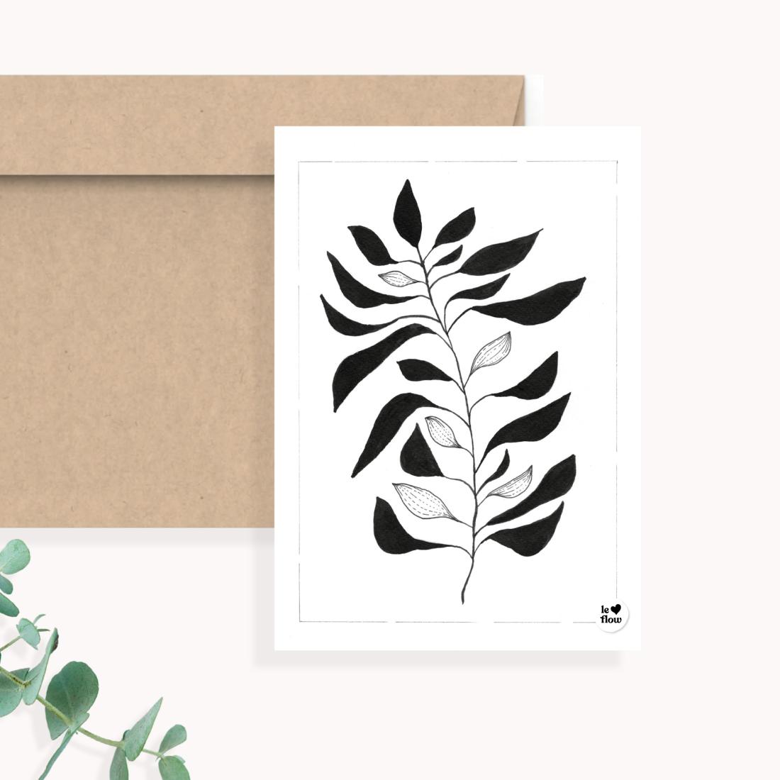 Végétal encre de chine 3