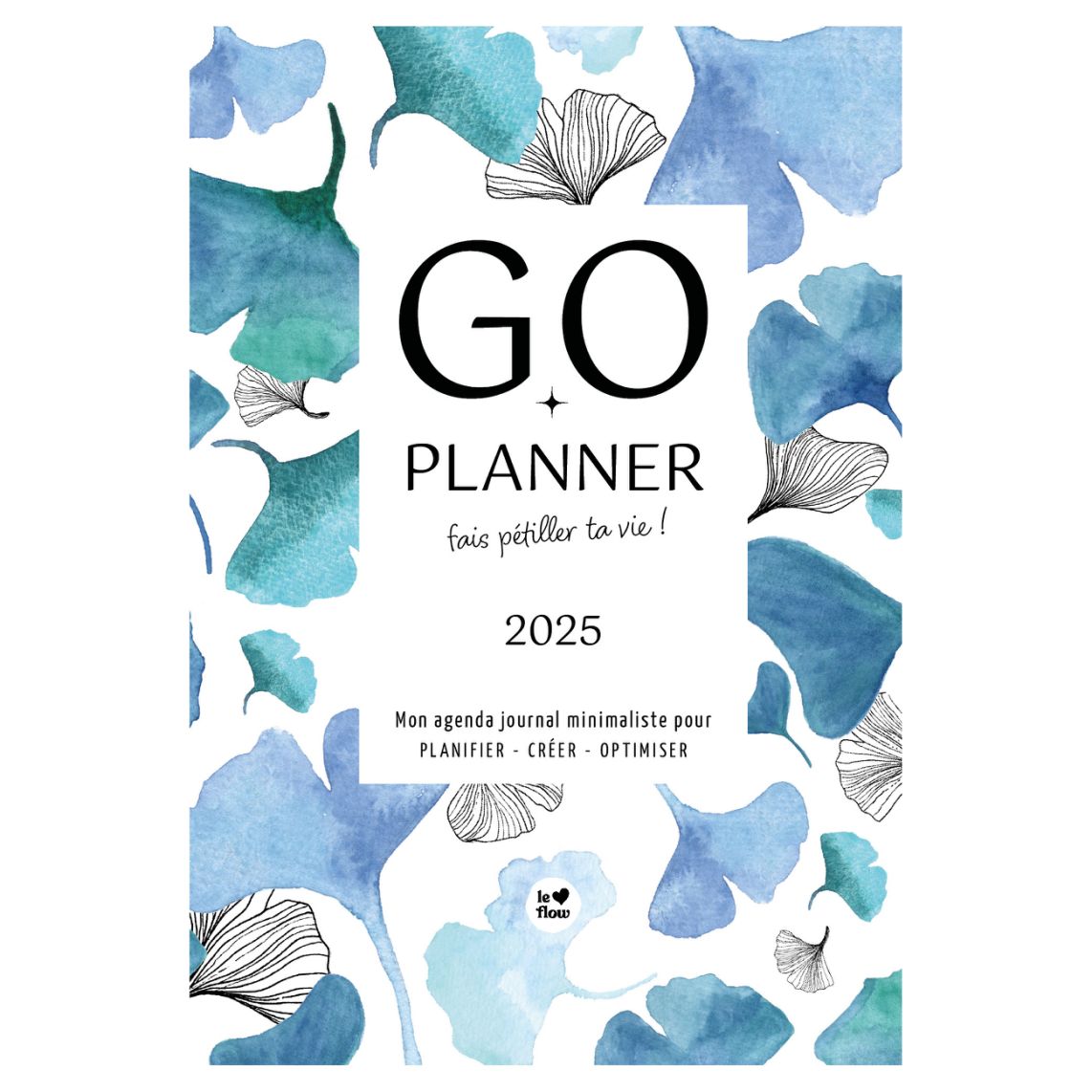2025 Agenda planner motif Ginkgo