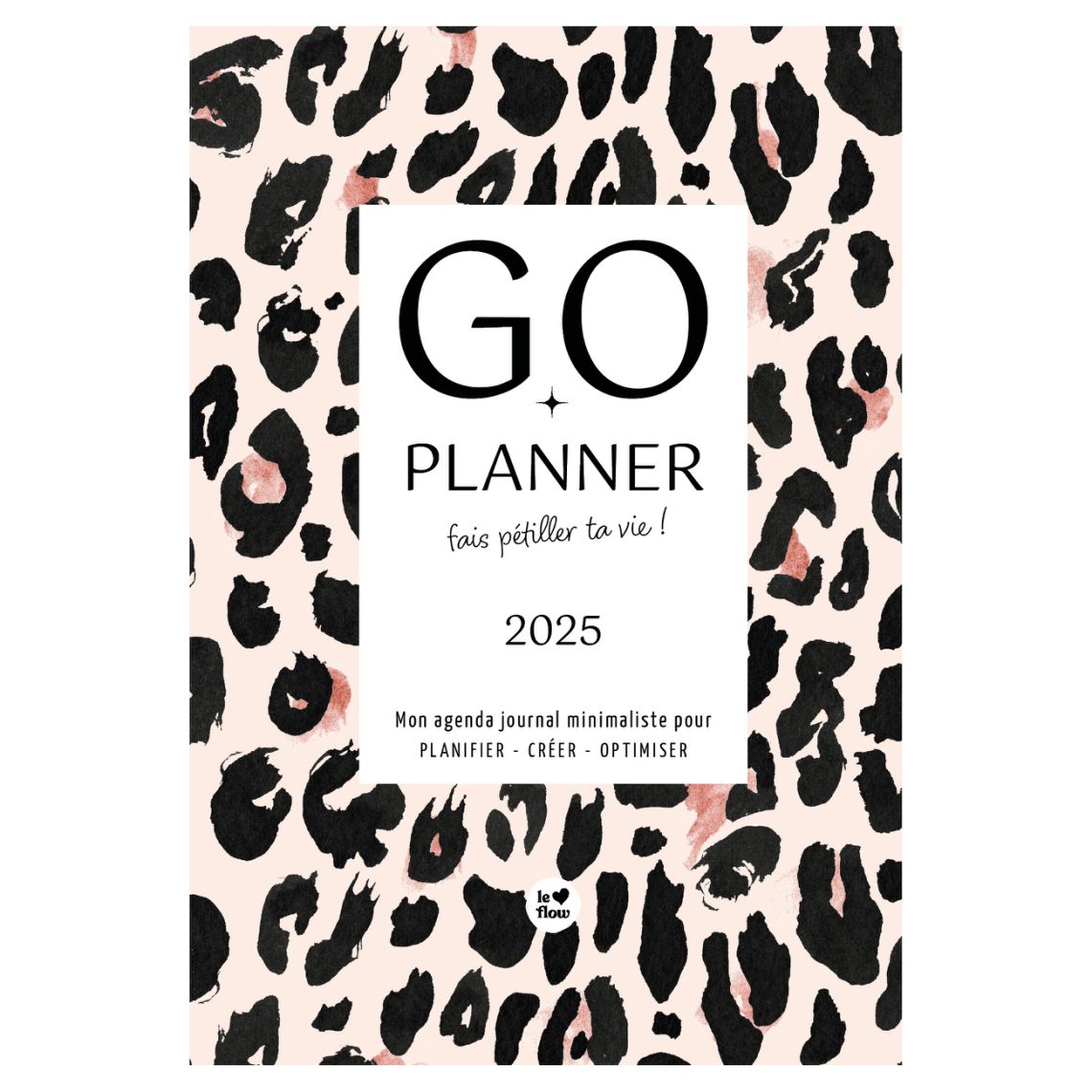 2025 Agenda planner motif léopard
