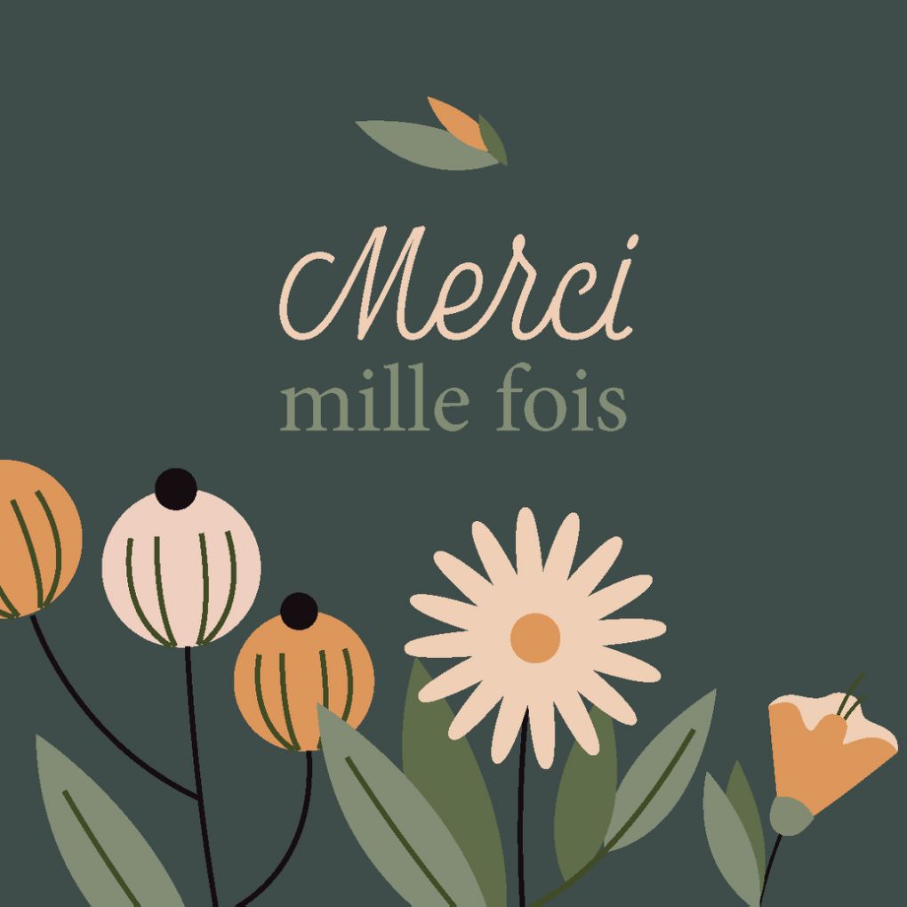 Carte message fleuriste