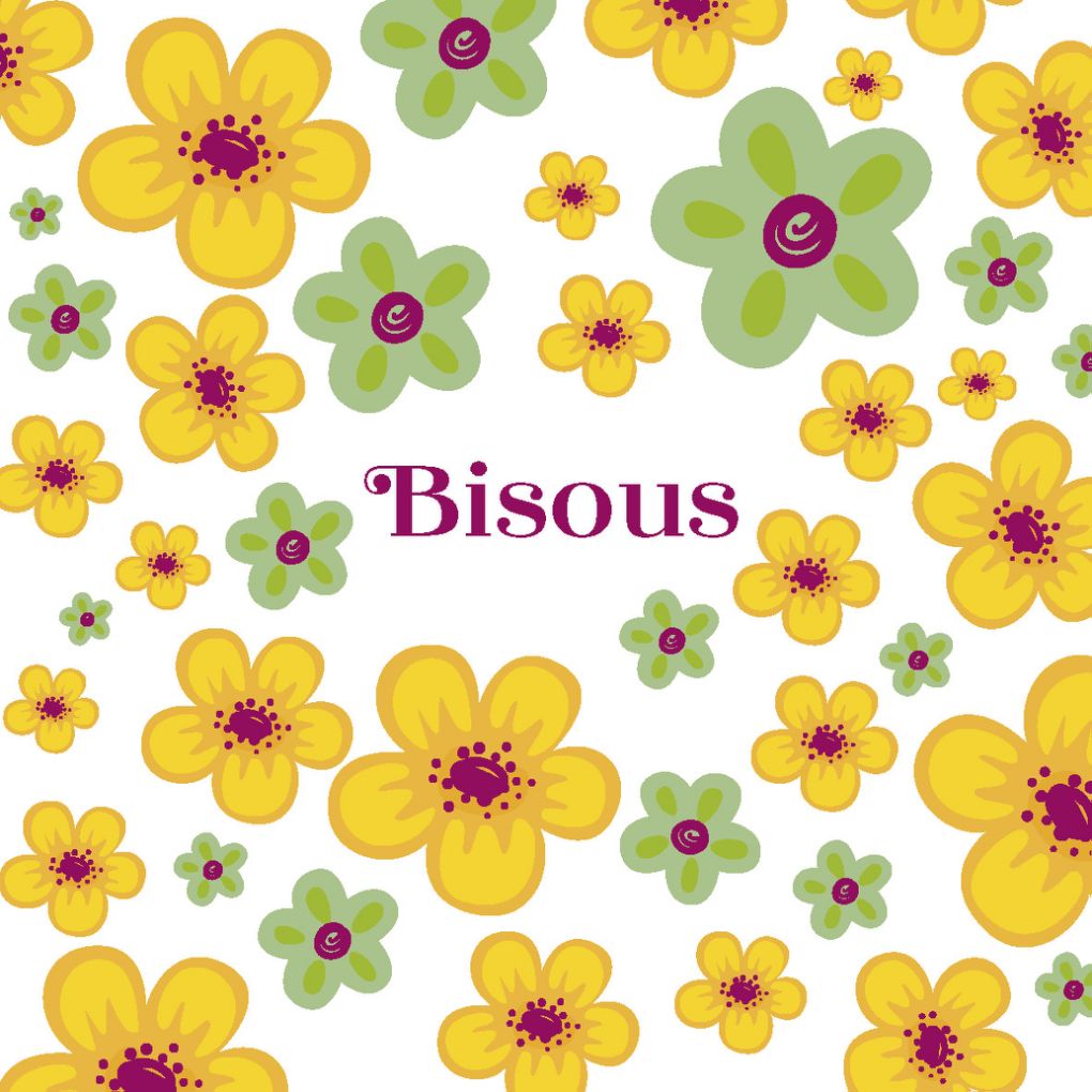 Carte message fleuriste