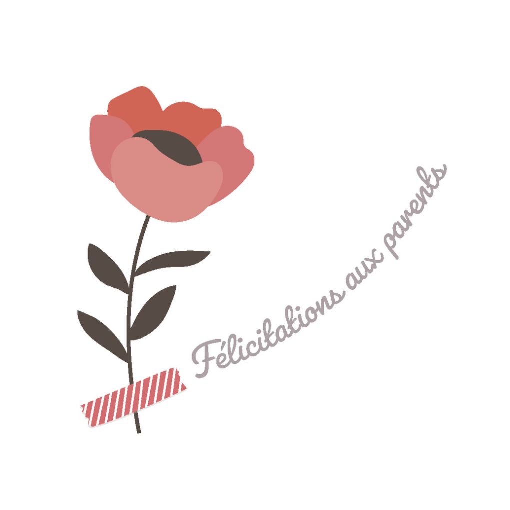 Carte message fleuriste