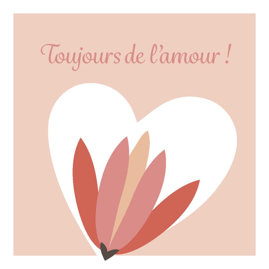 Carte message fleuriste