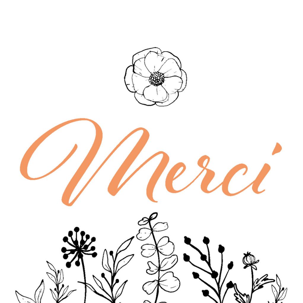 Carte message fleuriste
