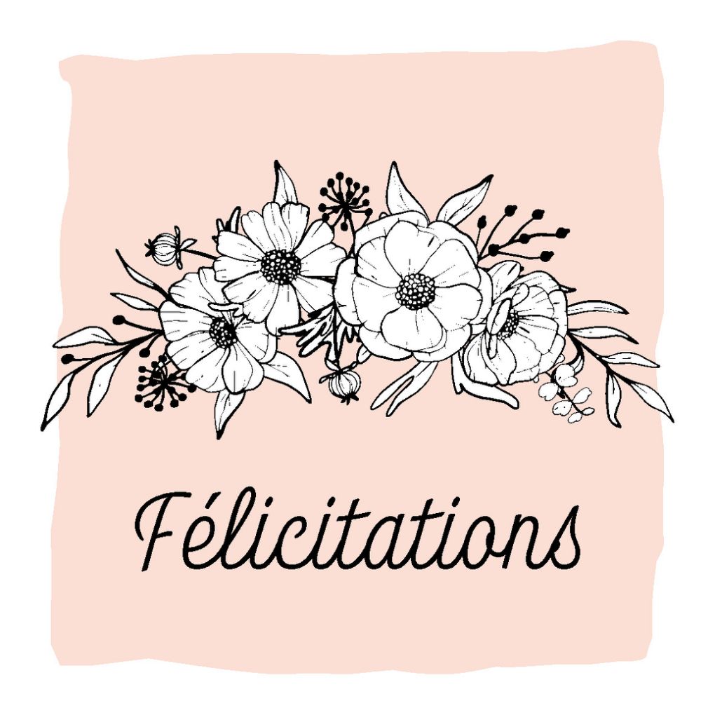 Carte message fleuriste