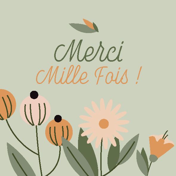 Carte message fleuriste