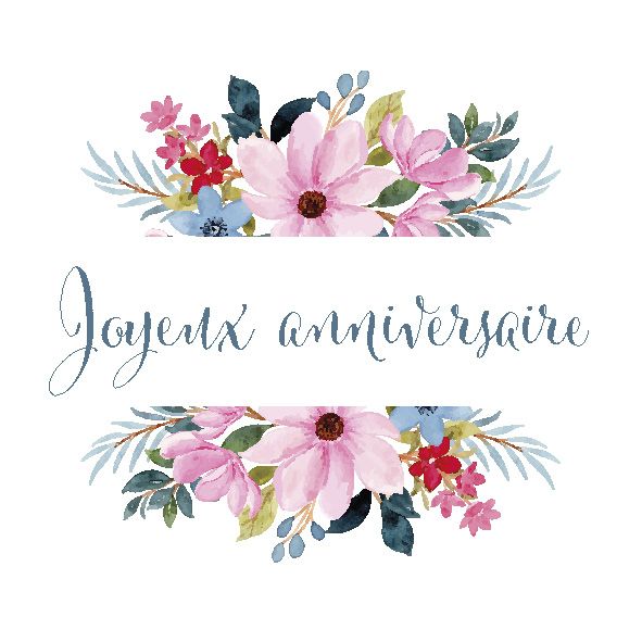 Carte message fleuriste