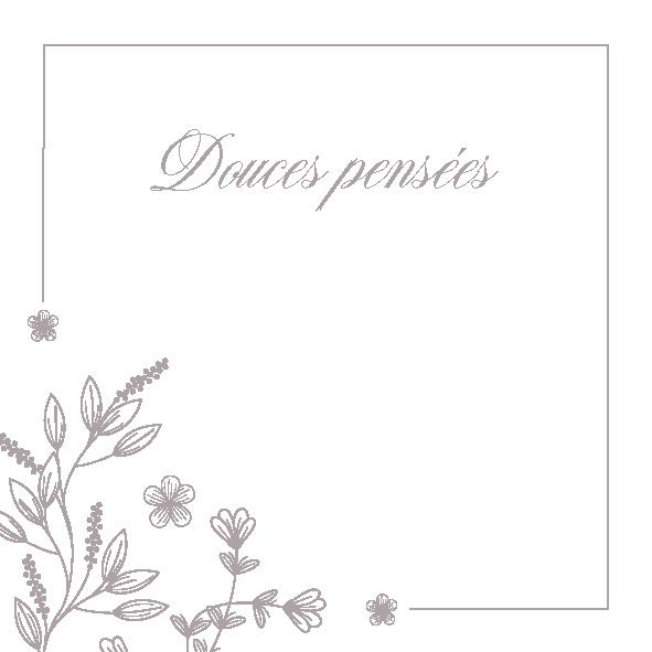 Carte message fleuriste