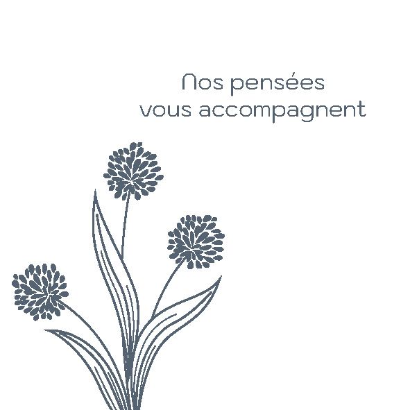Carte message fleuriste