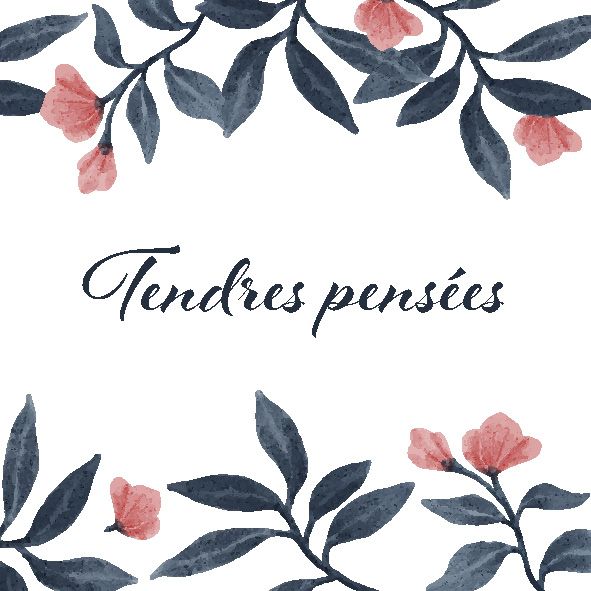 Carte message fleuriste