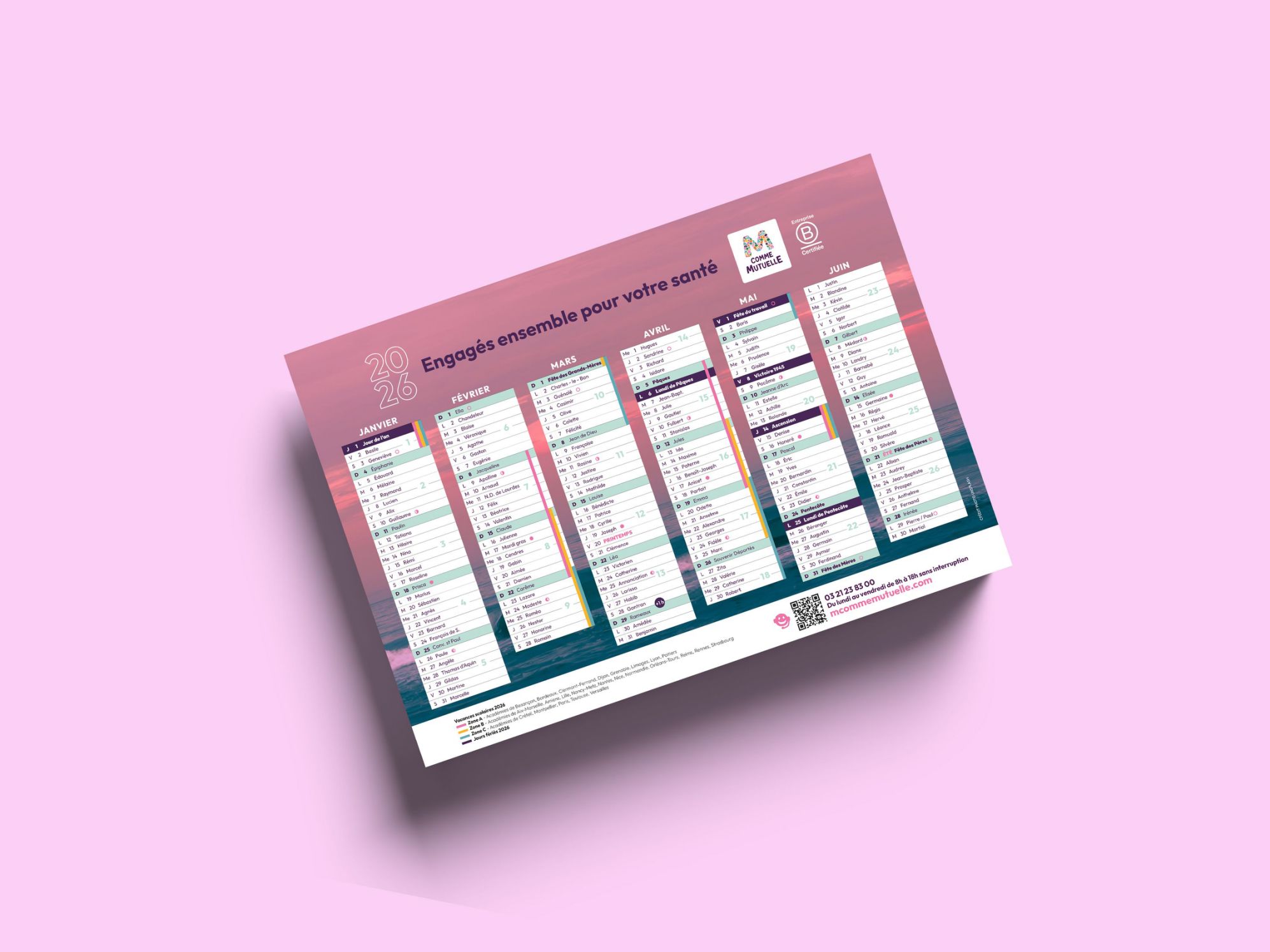 Calendrier 2026 - Goodies