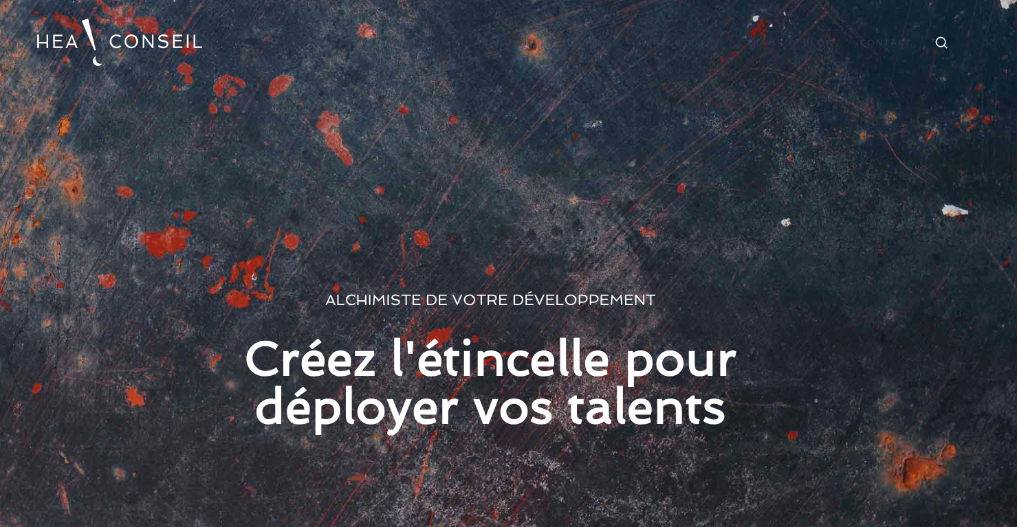 Logo et design site internet pour cabinet de coaching en entreprise