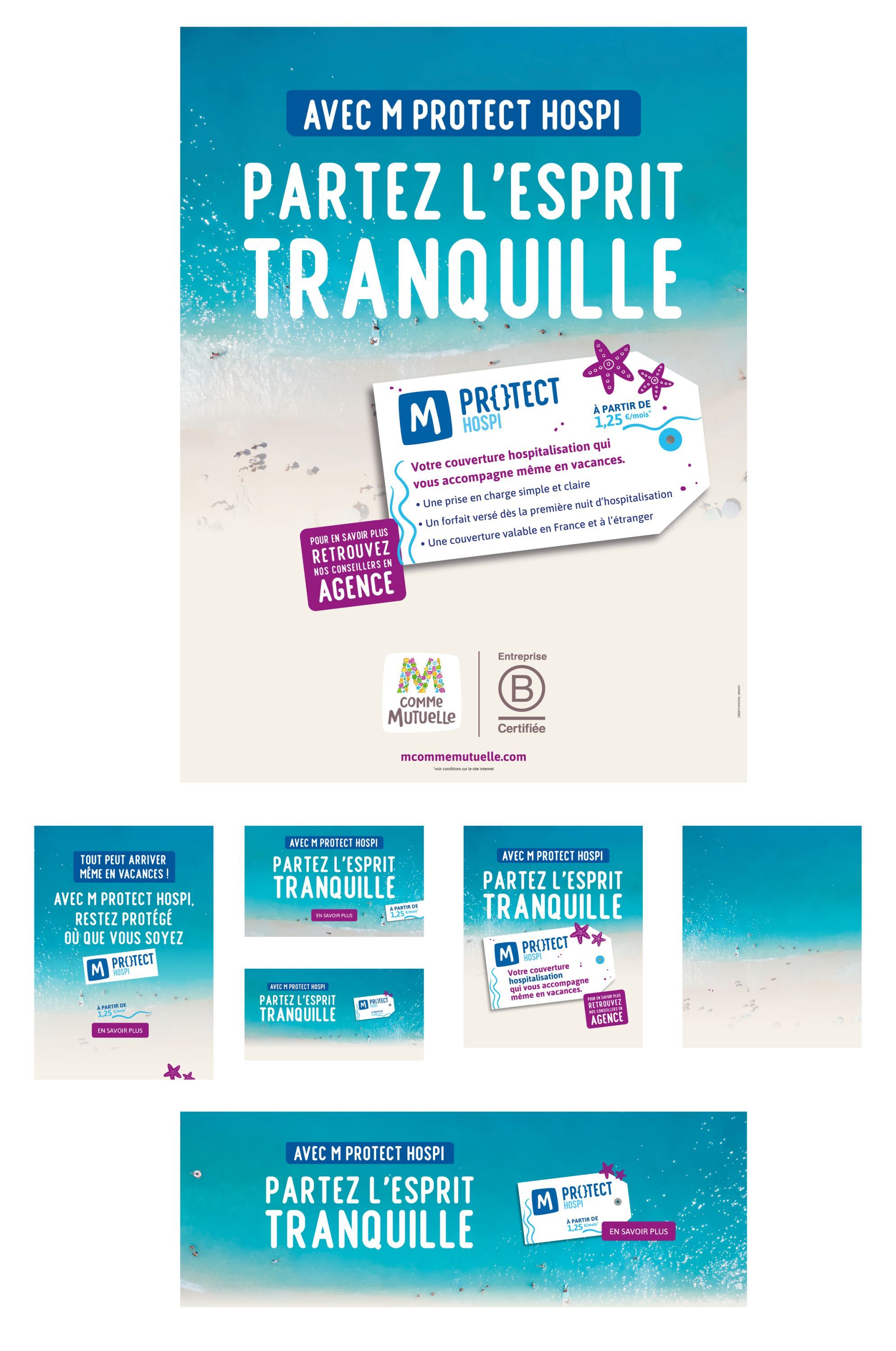 Création d'une affiche produit pour affichage en agences