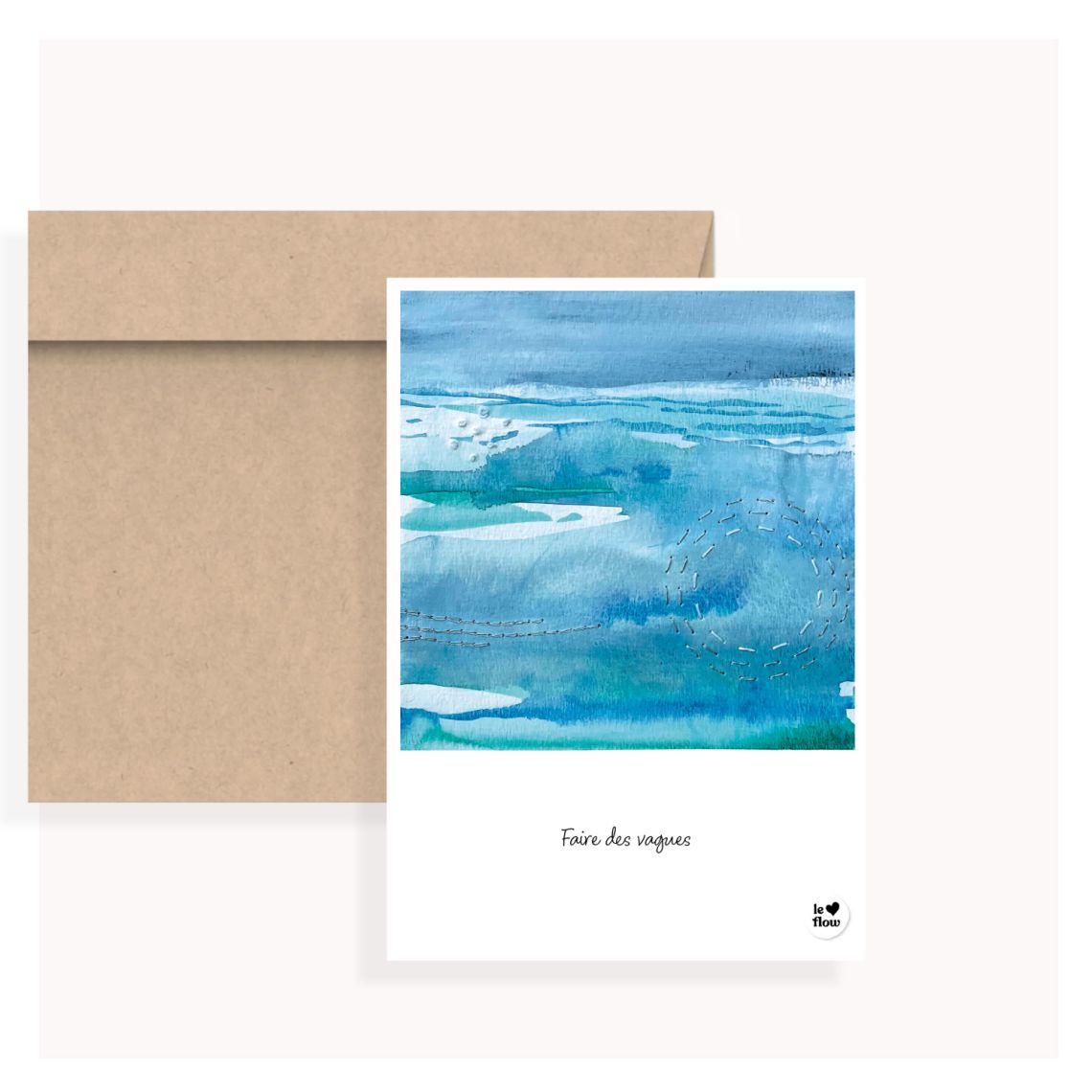 Cartes postales - Florence Le Rolland - Le coeur Flow