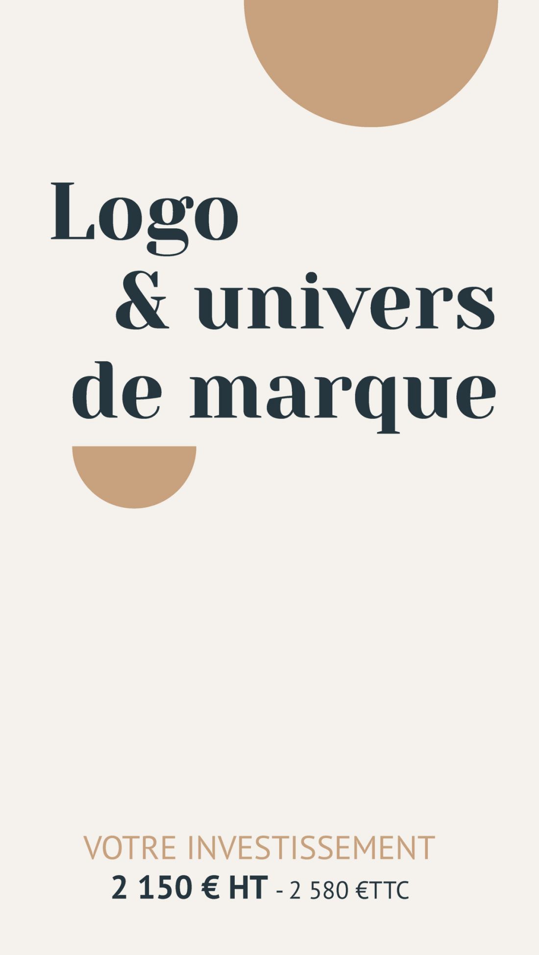 Vous souhaitez une signature distinctive alignée à votre personnalité et qui reflète la manière dont vous gérez votre entreprise.