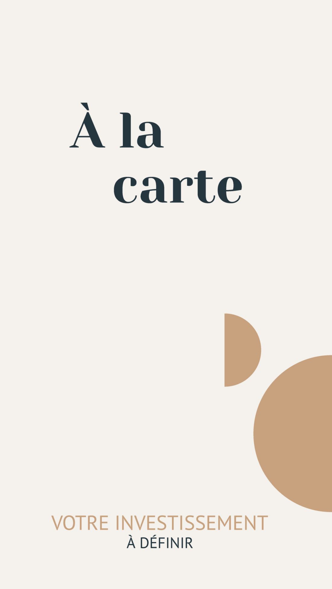 Selon vos besoins, personnalisons la prestation et notre collaboration pour faire rayonner votre marque.