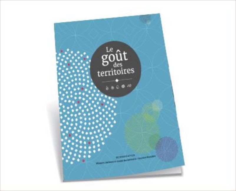Mise en page de l'ouvrage “Le goût des territoires”